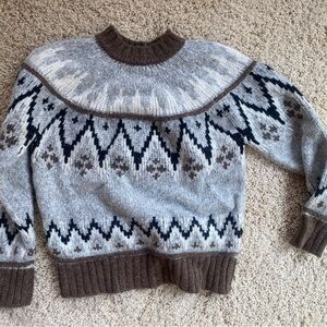 Faherty Nordic Pattern Sweater